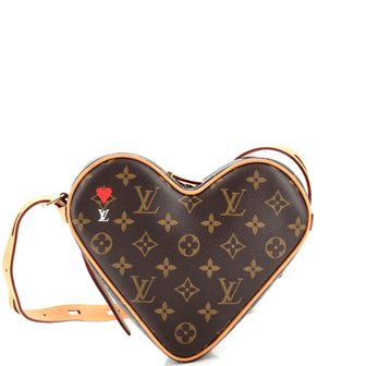 Louis Vuitton Coeur Handbag Limited Edition Game On Monogram Canvas