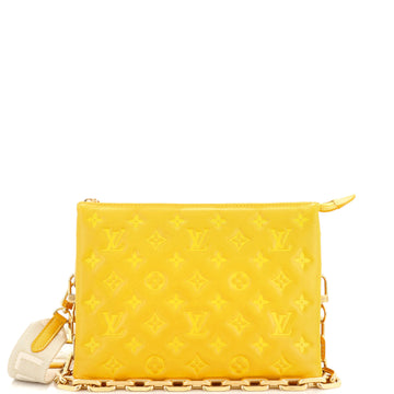 Louis Vuitton Coussin Bag Monogram Embossed Lambskin PM