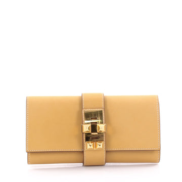Hermes Medor Clutch Swift 23 Yellow 2415401
