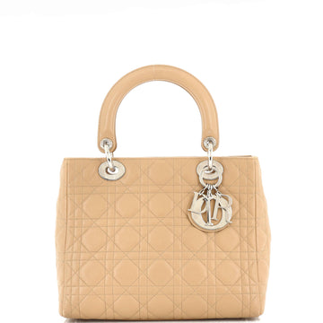 Christian Dior Lady Dior Bag Cannage Quilt Lambskin Medium