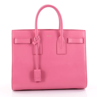 Saint Laurent Sac de Jour Handbag Leather Small Pink 2415801