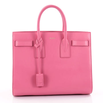 Saint Laurent Sac de Jour Handbag Leather Small Pink 2415801