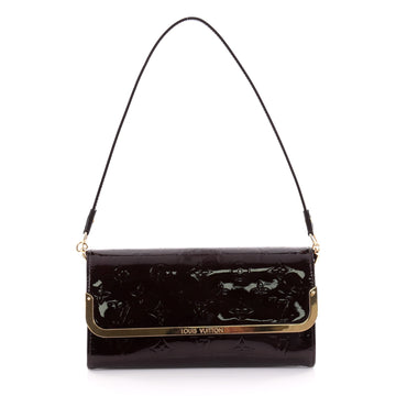 Louis Vuitton Rossmore Handbag Monogram Vernis MM Brown 2416201