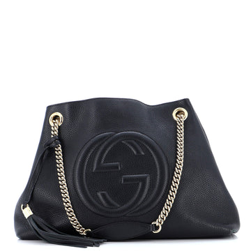 Gucci Soho Chain Strap Shoulder Bag (Outlet) Leather Medium