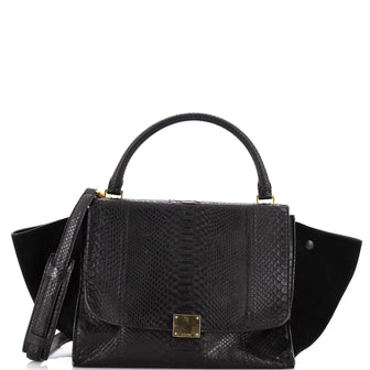 Celine Trapeze Bag Python Medium