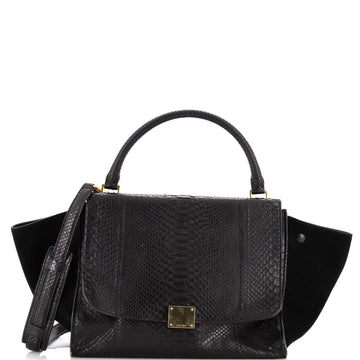Celine Trapeze Bag Python Medium