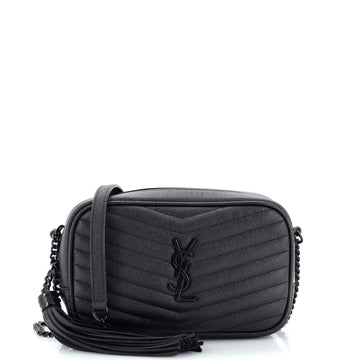 Saint Laurent Lou Camera Bag Matelasse Chevron Leather Mini