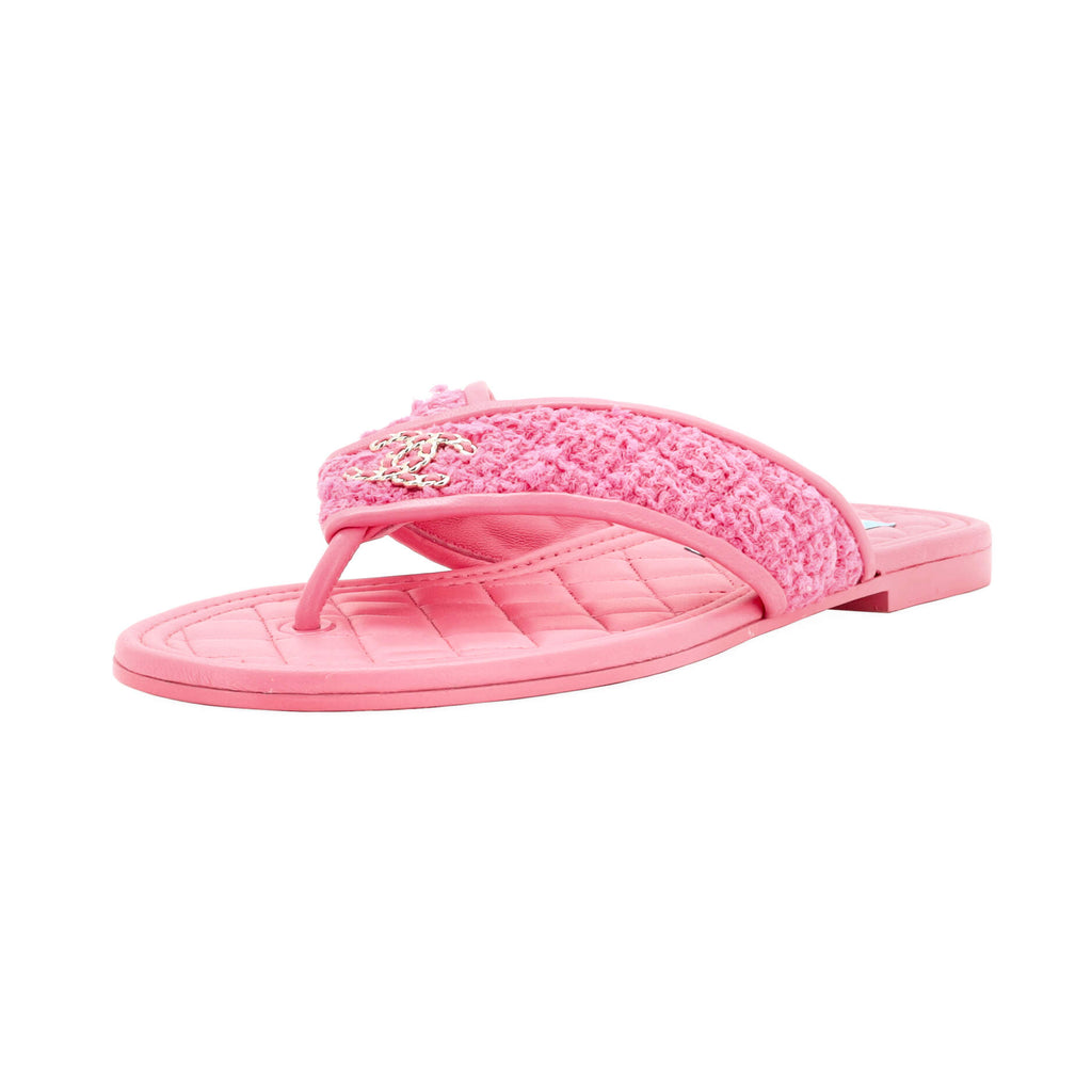 Thong Sandals Chanel Colorful Sandals Pink Chanel Thong Sandals