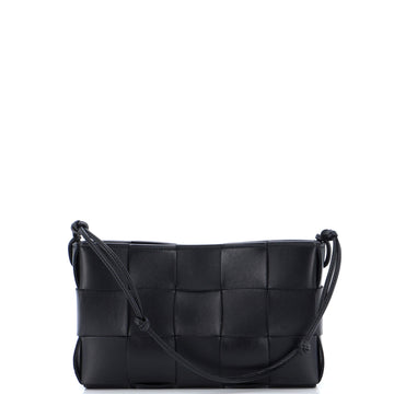 Bottega Veneta Cassette Pouch on Strap Maxi Intrecciato Leather