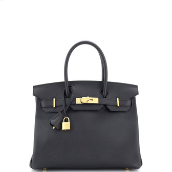 Hermes Epsom Birkin 30 Gold Hardware