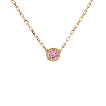 Cartier Cartier D'Amour 1 Pink Sapphire Necklace 18K Rose Gold