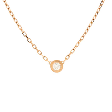 Cartier Cartier D'Amour Pendant Necklace 18K Rose Gold with Diamond Small