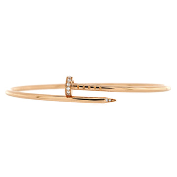 Cartier Juste un Clou Bracelet 18K Rose Gold with Diamonds Small