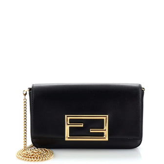 Fendi FF Wallet on Chain Leather