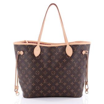 Louis Vuitton Neverfull NM Tote Monogram Canvas MM Brown 2419201