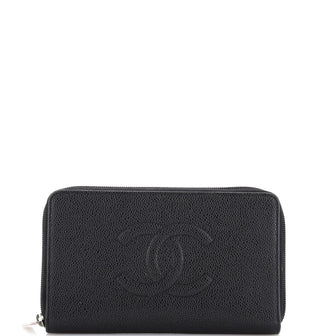 Chanel Timeless CC Zipped Organizer Wallet Caviar Long