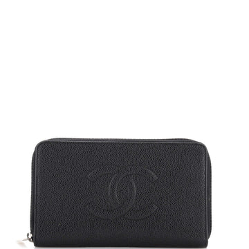Chanel Timeless CC Zipped Organizer Wallet Caviar Long