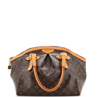 Louis Vuitton Tivoli Handbag Monogram Canvas GM Brown