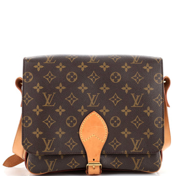 Louis Vuitton Cartouchiere Handbag Monogram Canvas GM
