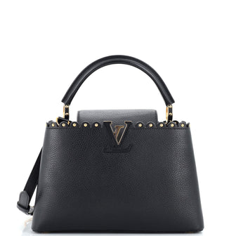 Louis Vuitton Capucines Bag Leather with Embellished Detail PM