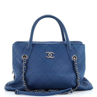 Chanel Urban Shopping Tote Quilted Caviar Large