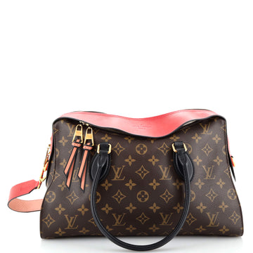 Louis Vuitton Tuileries Handbag Monogram Canvas with Leather