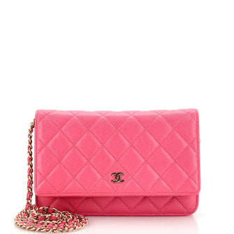 Chanel Wallet on Chain Quilted Caviar
