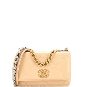 Chanel 19 Wallet on Chain Quilted Lambskin