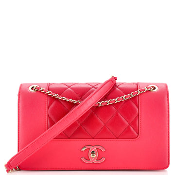 Chanel Mademoiselle Vintage Flap Bag Quilted Sheepskin Medium