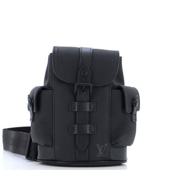 Louis Vuitton Christopher Sling Bag Taurillon Leather XS