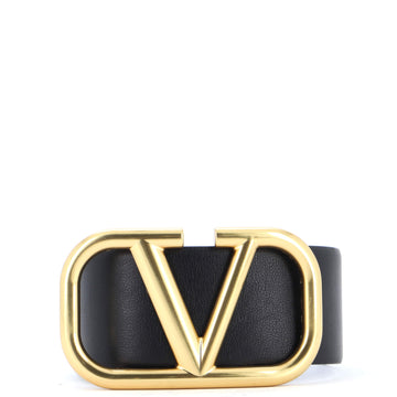 Valentino Garavani VLogo Belt Leather Extra Wide