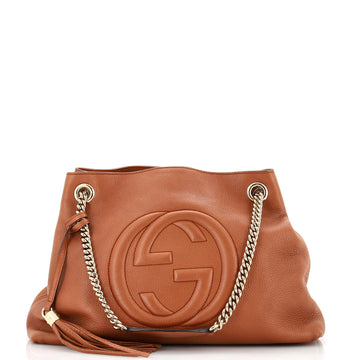 Gucci Soho Chain Strap Shoulder Bag Leather Medium