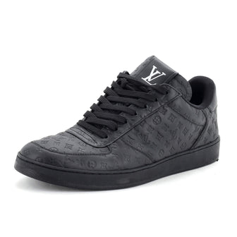 Louis Vuitton Men's Rivoli Low-Top Sneakers Mini Monogram Embossed Leather