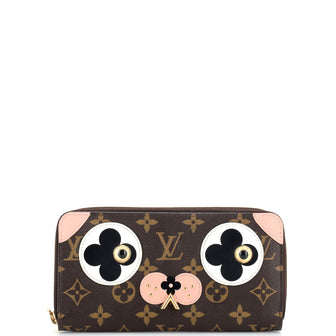 Louis Vuitton Zippy Wallet Limited Edition Valentine Dog Monogram Canvas