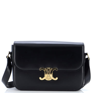Celine Triomphe Shoulder Bag Smooth Calfskin Medium
