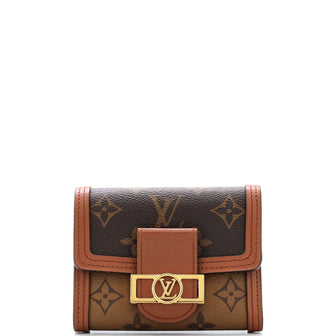 Louis Vuitton Dauphine Wallet Reverse Monogram Canvas Compact