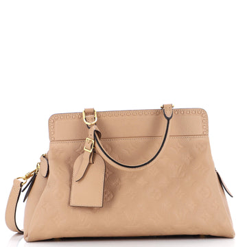 Louis Vuitton Vosges Handbag Whipstitch Monogram Empreinte Leather MM