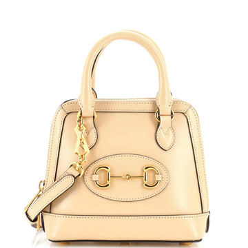 Gucci Horsebit 1955 Top Handle Bag Leather Mini