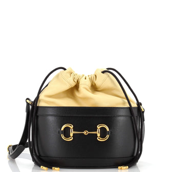 Gucci Horsebit 1955 Bucket Crossbody Bag Leather Small