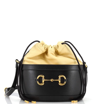Gucci Horsebit 1955 Bucket Crossbody Bag Leather Small
