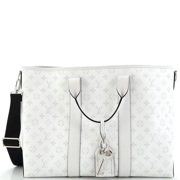 Louis Vuitton Weekend Tote NM Monogram Taigarama White 24198759