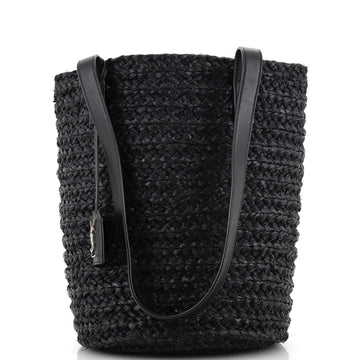 Saint Laurent Panier Basket Shopper Raffia Small