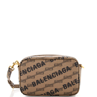 Balenciaga Signature Camera Bag BB Monogram Coated Canvas Small