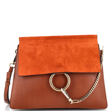 Chloe Faye Shoulder Bag Leather Medium