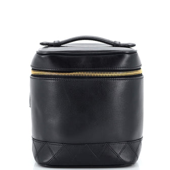 Chanel Vintage Cosmetic Case Lambskin Tall