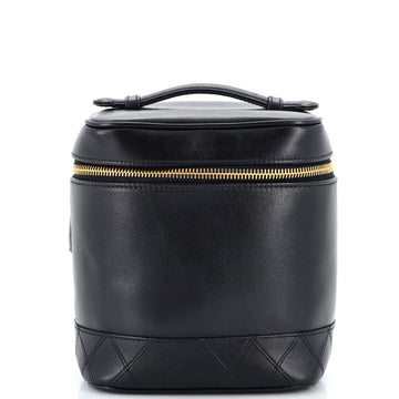 Chanel Vintage Cosmetic Case Lambskin Tall