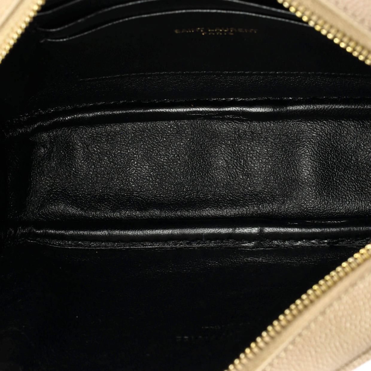 Saint Laurent Lou Camera Bag Matelasse Chevron Leather Mini Neutral 2420031