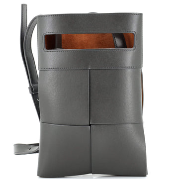 Bottega Veneta Cut Out Crossbody Bag Maxi Intrecciato Leather