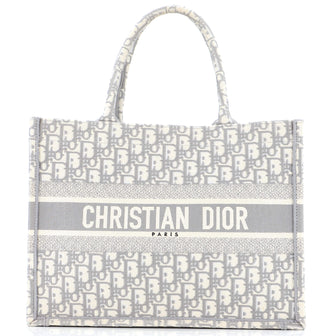 Christian Dior Book Tote Oblique Canvas Medium