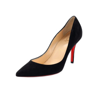Christian Louboutin Women's Apostrophy Pumps Suede 85